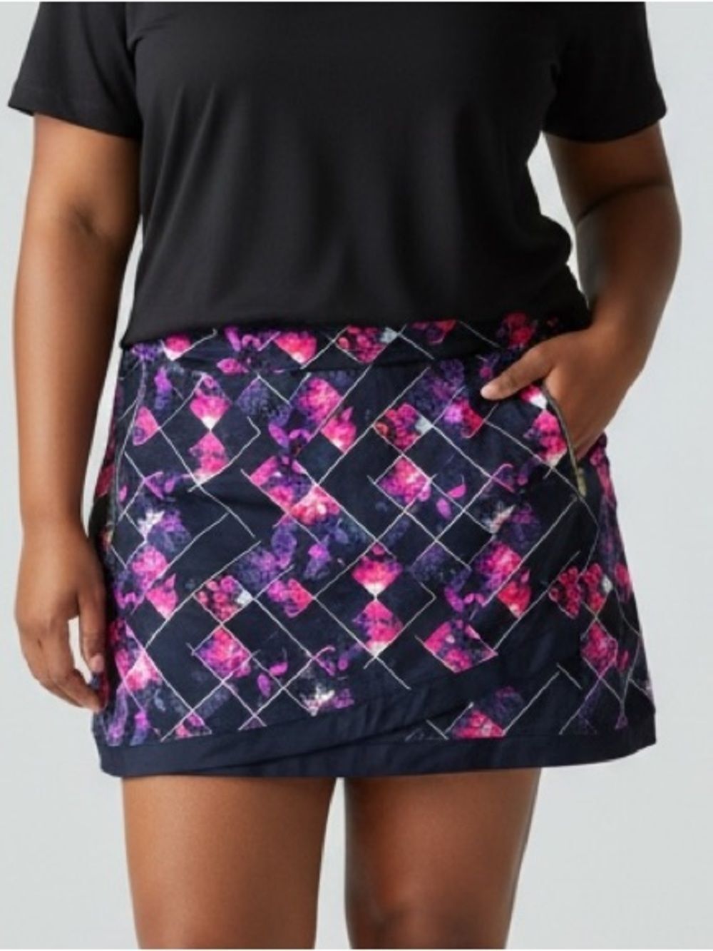 Tail White Label Floral Golf Skirt Skort Women's size XL